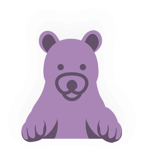 bear purple